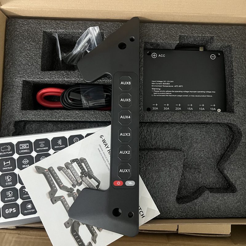 Wireless Auxiliary Switch Panel (6 Button)